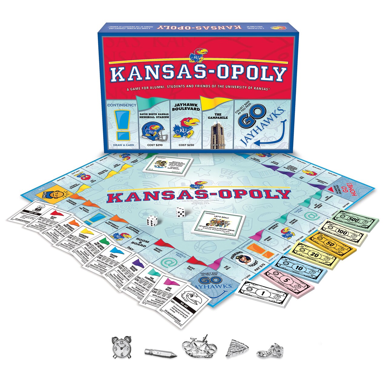 Late for the Sky: University of Kansas - Kansas-Opoly Monopoly Board Game